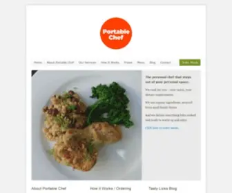 Portablechefnyc.com(NYC Meal Delivery) Screenshot