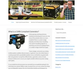 Portablegeneratormaster.com(Portable Generator Master) Screenshot