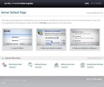 Portablehost3.net(Business-Class Web Hosting by (mt) Media Temple) Screenshot