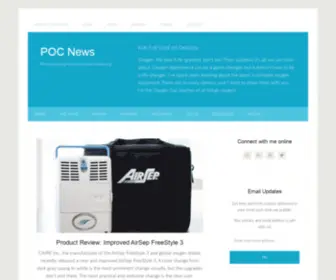 Portableoxygenconcentratornews.org(Portable Oxygen Concentrator News) Screenshot
