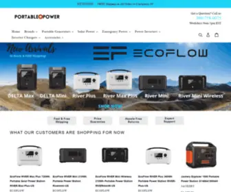 Portablepowerplus.com(Portable Power Plus Electric) Screenshot