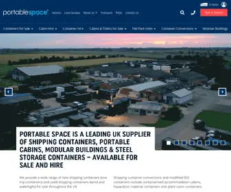 Portablespace.co.uk(Portable Space) Screenshot