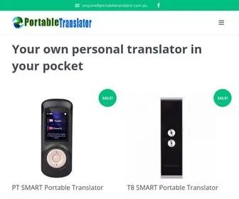 Portabletranslator.com.au(Ultimate Moon Lamps) Screenshot