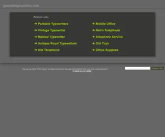 Portabletypewriters.com(De beste bron van informatie over Seo) Screenshot