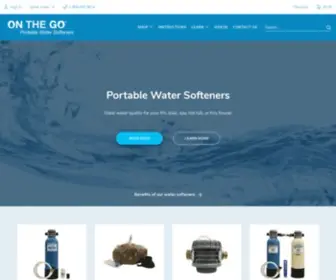 Portablewatersoftener.com(On The Go) Screenshot