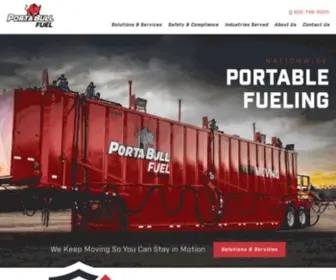 Portabullfuel.com(PortaBull Fuel) Screenshot