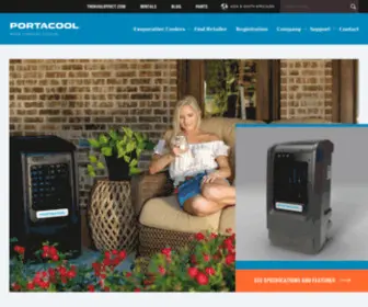 Portacoolevaporativecoolers.co.za(Portacool) Screenshot