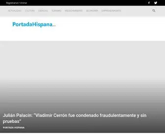 Portadahispana.com(Home) Screenshot