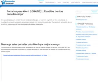 Portadas-Para.com(Portadas para Word) Screenshot