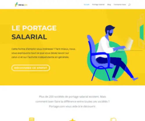 Portage.com(Tout savoir sur le statut juridique du portage salarial) Screenshot