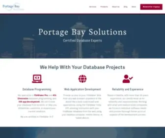 Portagebay.com(Portage Bay Solutions) Screenshot