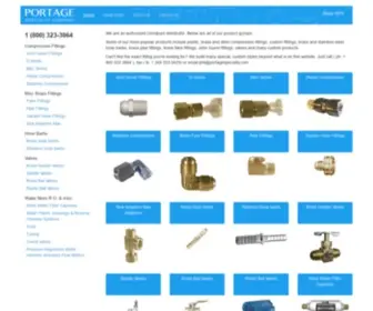 Portagespecialty.com(Portage Speciality) Screenshot