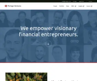 Portagevc.com(Portage Ventures) Screenshot