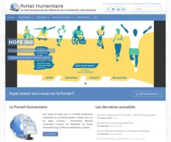 Portail-Humanitaire.org(Portail) Screenshot