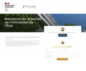 Portail-Immo.gouv.fr(Bienvenue sur le portail de l'immobilier de l'Etat) Screenshot