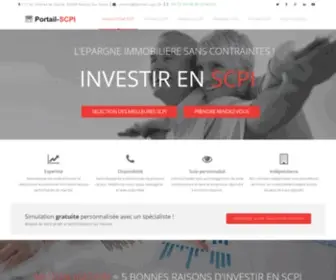 Portail-Scpi.fr(SCPI) Screenshot