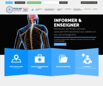 Portail-Sla.fr(Filière de santé & maladies rares SLA) Screenshot