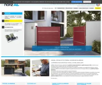 Portailhorizal.com(Portail sur mesure aluminium) Screenshot