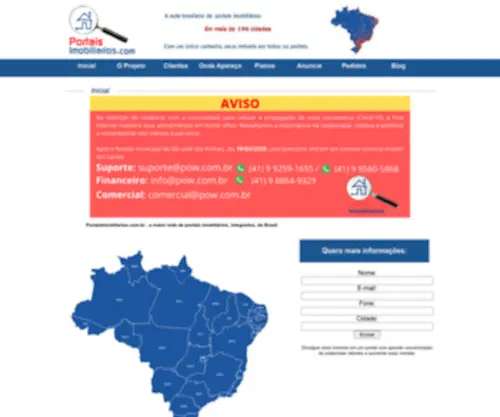 Portaisimobiliarios.com.br(Portal de Imóveis) Screenshot