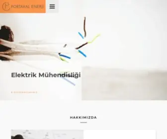 Portakalenerji.com(Elektrik Mühendisliği Adına Herşey. Elektrik Taahhüt) Screenshot