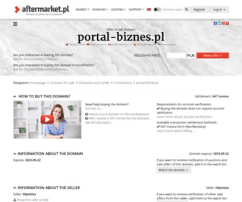 Portal-Biznes.pl(Katalog branżowy) Screenshot