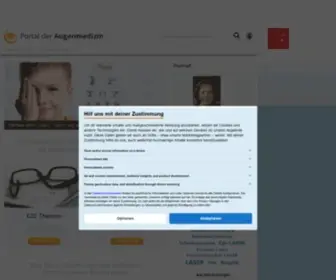 Portal-Der-Augenmedizin.de(Portal der Augenmedizin) Screenshot