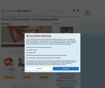 Portal-Der-Zahnmedizin.de(Portal der Zahnmedizin) Screenshot