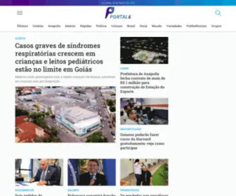 Portal6.com.br(Notícias de Anápolis) Screenshot