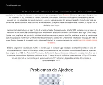 Portalajedrez.com(PortalAjedrez) Screenshot