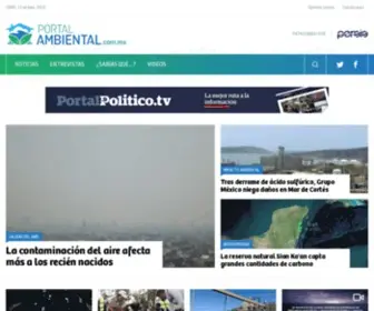 Portalambiental.com.mx(Es un portal especializado que ofrece noticias) Screenshot