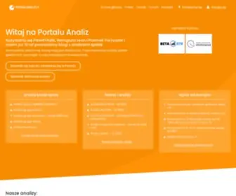 Portalanaliz.pl(Główna) Screenshot