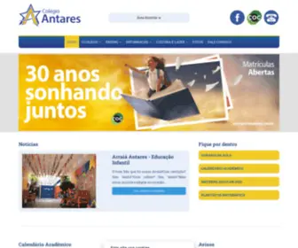 Portalantares.com.br(Colégio Antares) Screenshot