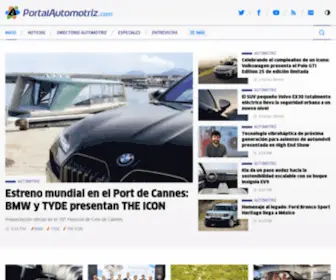 Portalautomotriz.com(El Portal de la Industria Automotriz) Screenshot