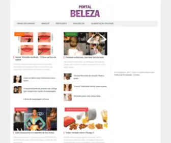 Portalbeleza.com(Portal Beleza) Screenshot