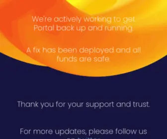 Portalbridge.com(Portal Token Bridge) Screenshot