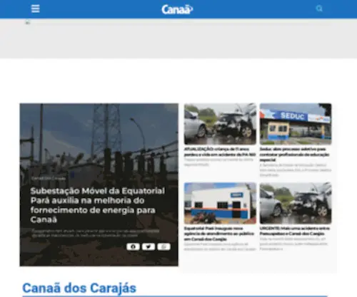Portalcanaa.com.br(Erro de banco de dados) Screenshot