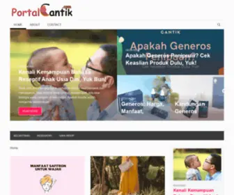 Portalcantik.com(Portal Cantik) Screenshot