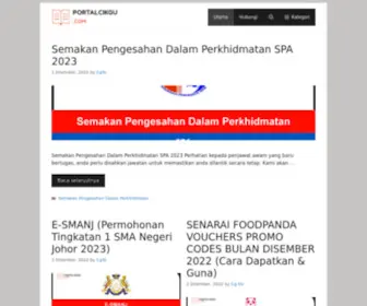 Portalcikgu.com(Portalcikgu) Screenshot