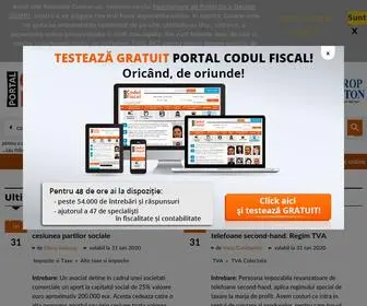 Portalcodulfiscal.ro(Contabilitate) Screenshot