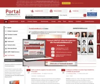 Portalcodulmuncii.ro(Codul muncii) Screenshot