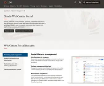 Portal.com(WebCenter Portal) Screenshot