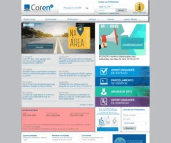 Portalcoren-RS.gov.br(Conselho regional de enfermagem do rio grande do sul) Screenshot