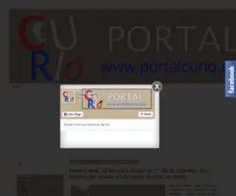 Portalcurio.com Screenshot