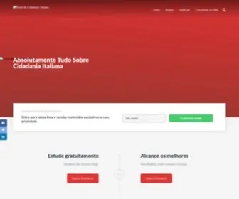 Portaldacidadaniaitaliana.com(Portal da Cidadania Italiana) Screenshot