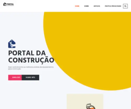 Portaldaconstrucao.com(Portal Da Construção) Screenshot