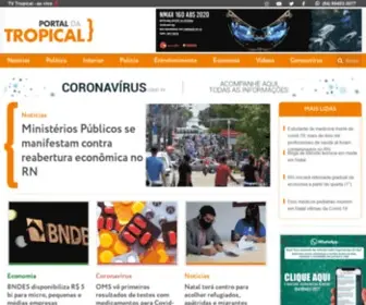 Portaldatropical.com.br(Portal da Tropical) Screenshot