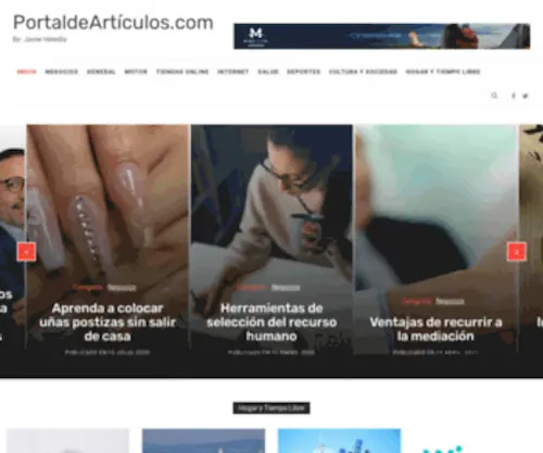 Portaldearticulos.com(Inicio) Screenshot