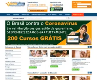 Portaldecursosrapidos.com.br(Cursos OnlineOpções de Cursos Online) Screenshot