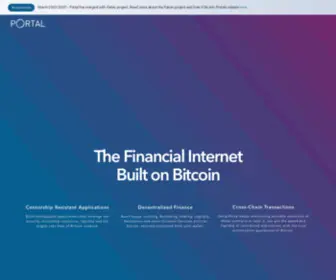 Portaldefi.com(DeFi on Bitcoin) Screenshot