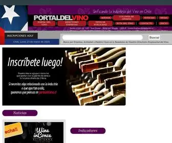 Portaldelvino.cl(PORTALDELVINO) Screenshot